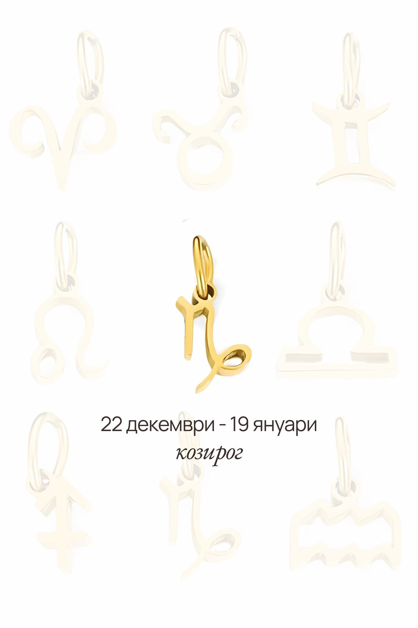 Зодиакална висулка - козирог