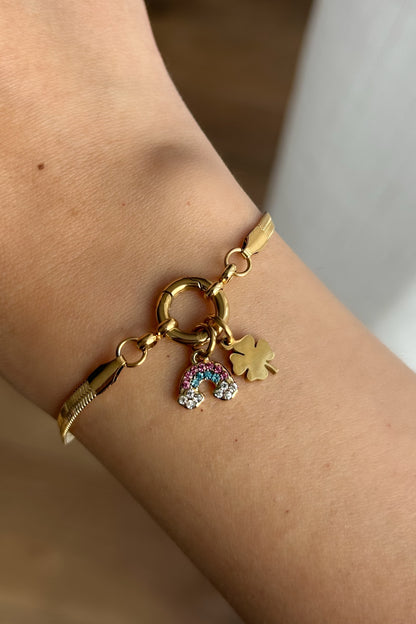 Висулка дъга с цирконии Iris