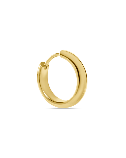 Обеци Cleo Essential от медицинска стомана с 18K златно покритие. Комбинират се с висулки.