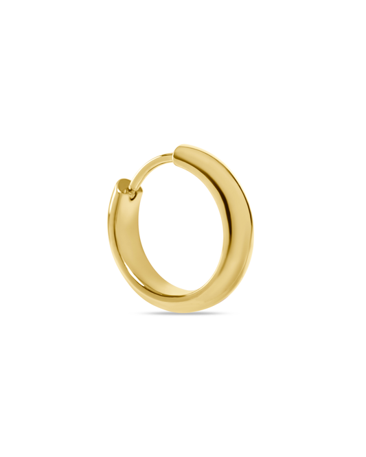 Обеци Cleo Essential от медицинска стомана с 18K златно покритие. Комбинират се с висулки.